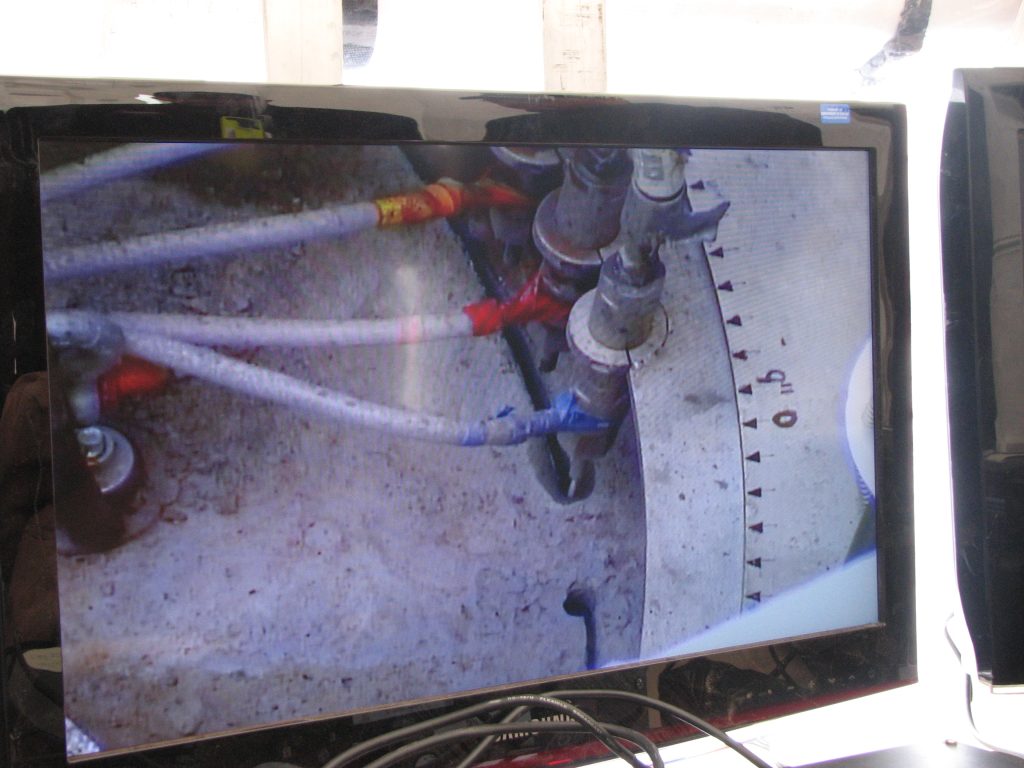 a close up of tubing at a nuclear site