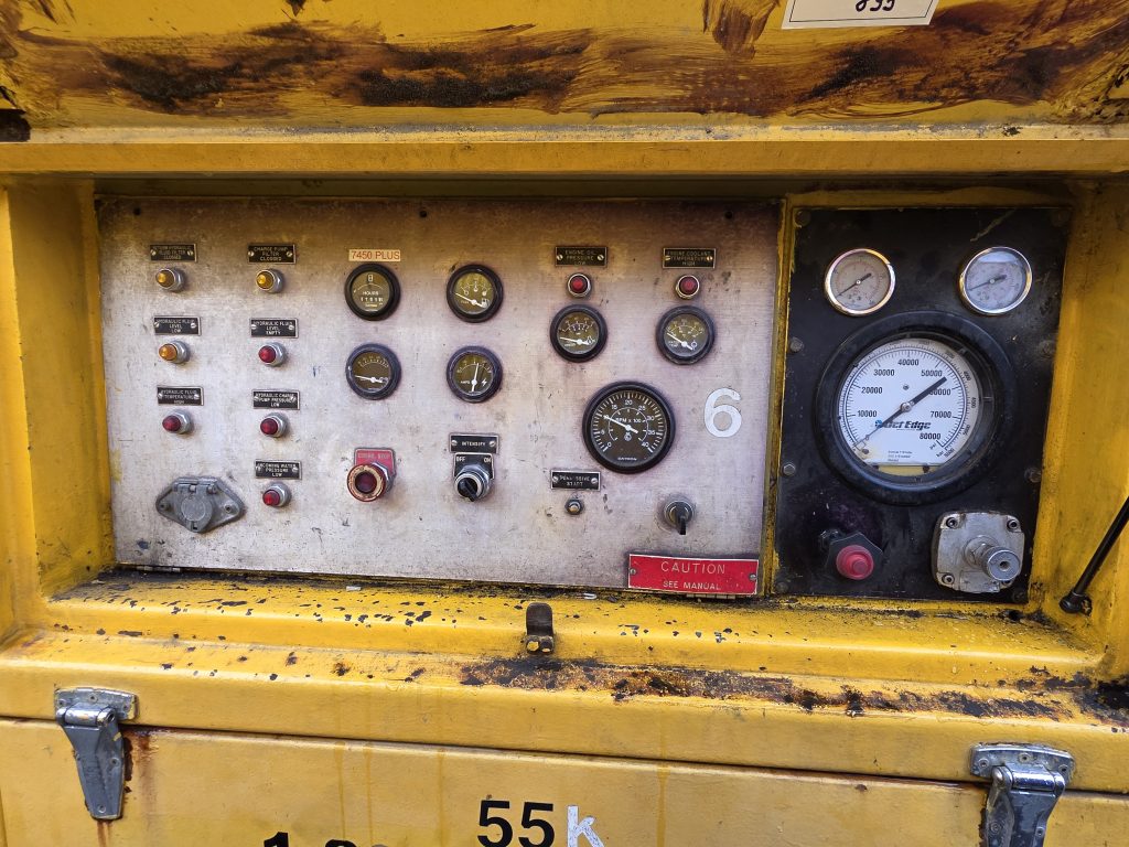 Control panel of Jet Edge pump for sale.